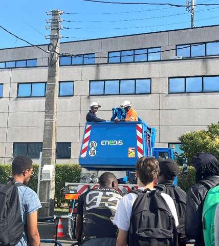 Une visite inspirante chez Enedis à Champigny